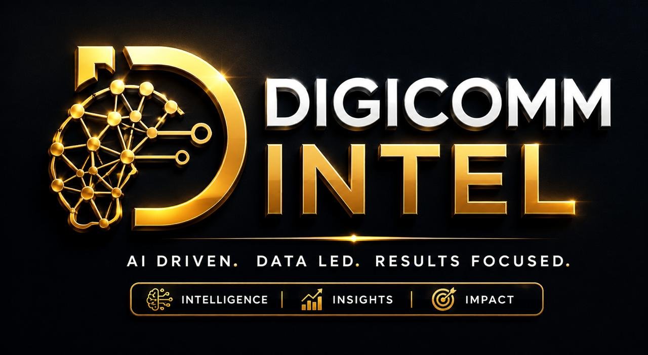 Digicomm Intell. AI driven. Data led. Results focused.